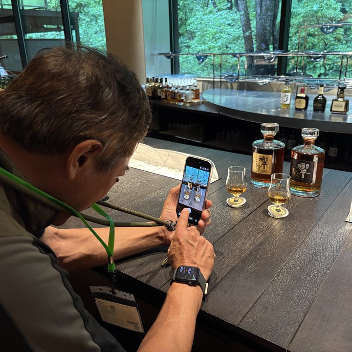 飲む前🥃の大事な儀式^o^