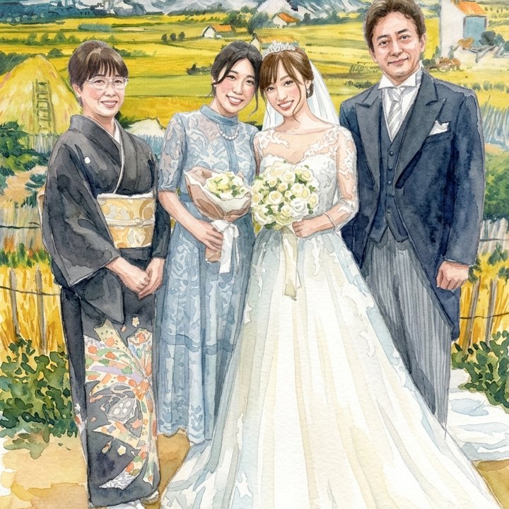 長女の結婚式^o^