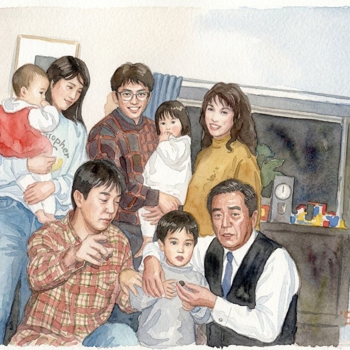 私新婚、父現役^o^