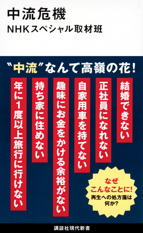 中流危機 (講談社現代新書)の写真