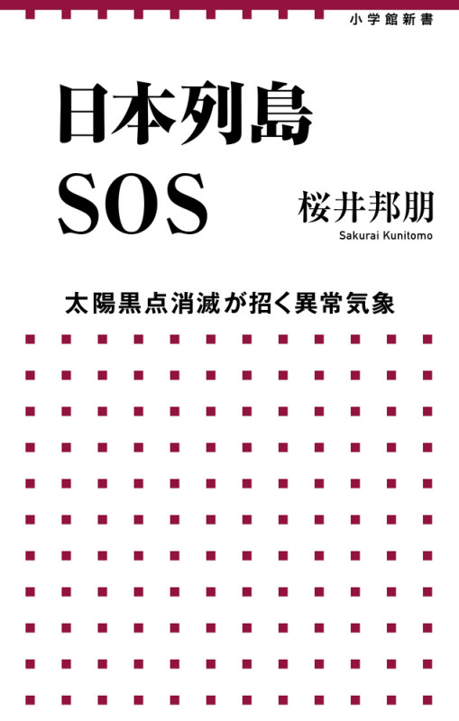 日本列島SOS 太陽黒点消滅が招く異常気象 (小学館新書)の写真