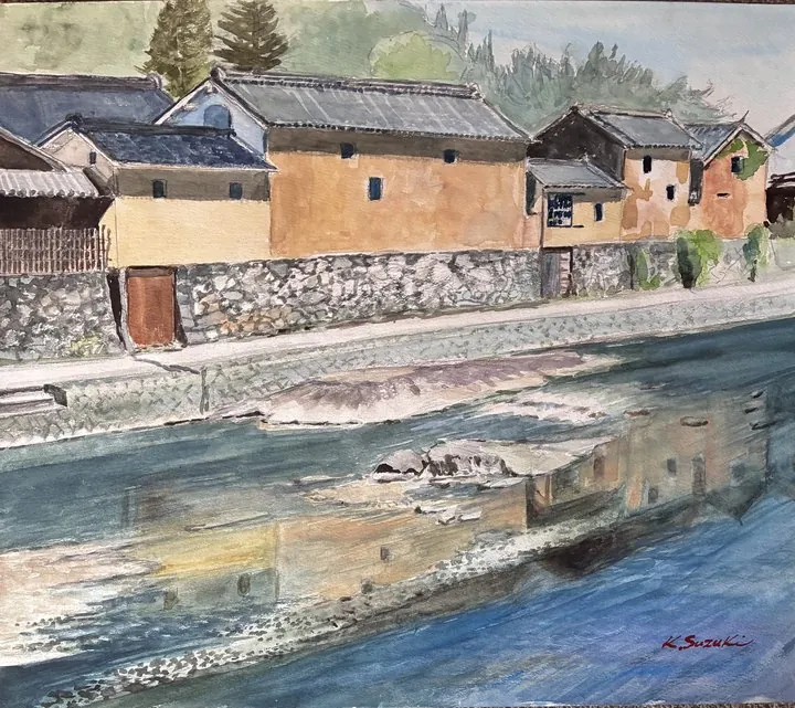 水鏡の町並み