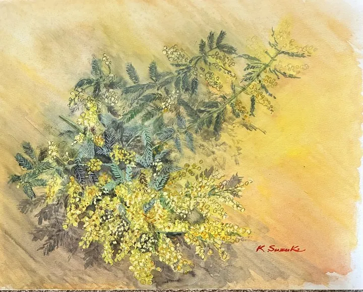 春を告げるミモザ