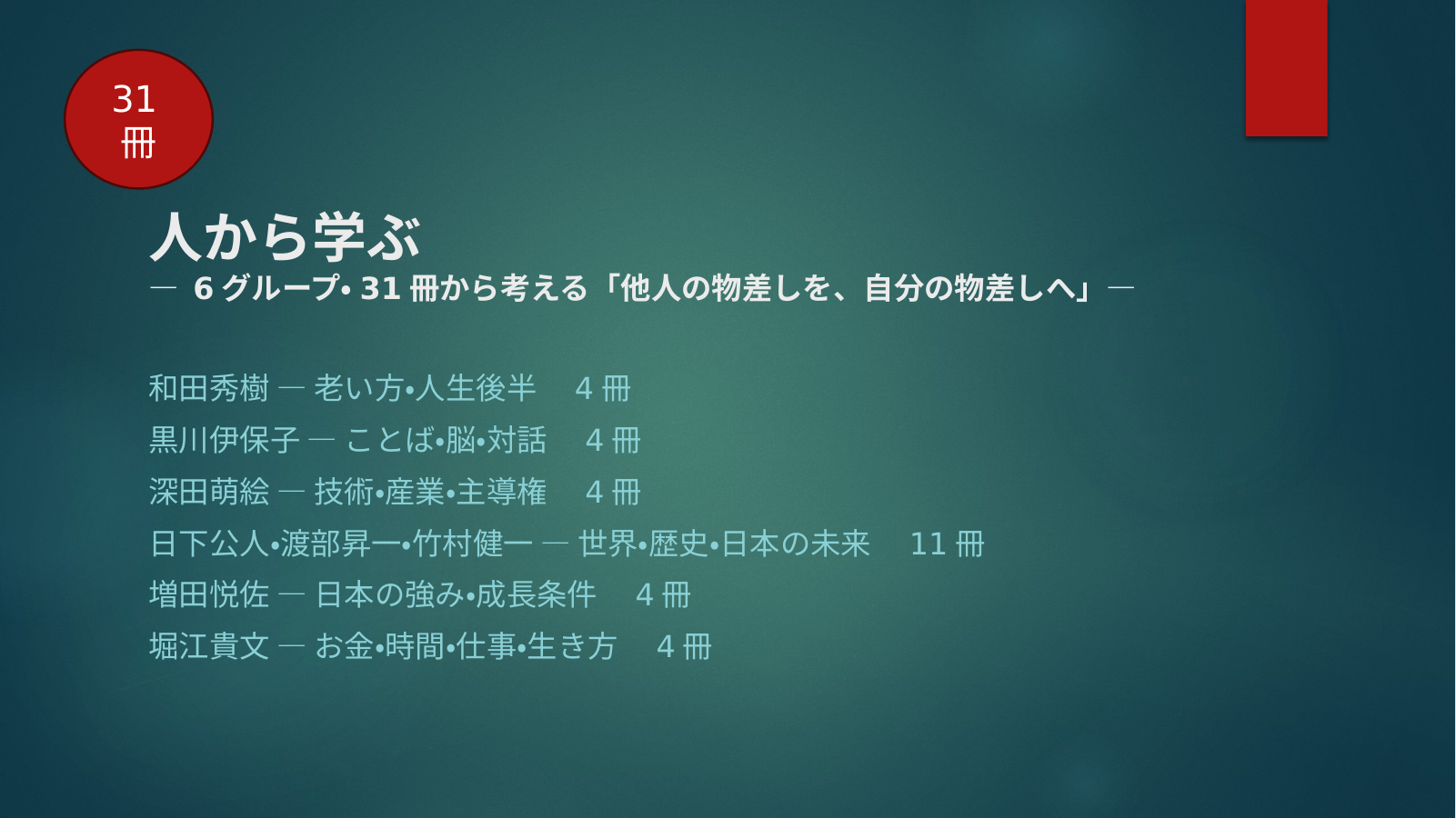人から学ぶ スライド1