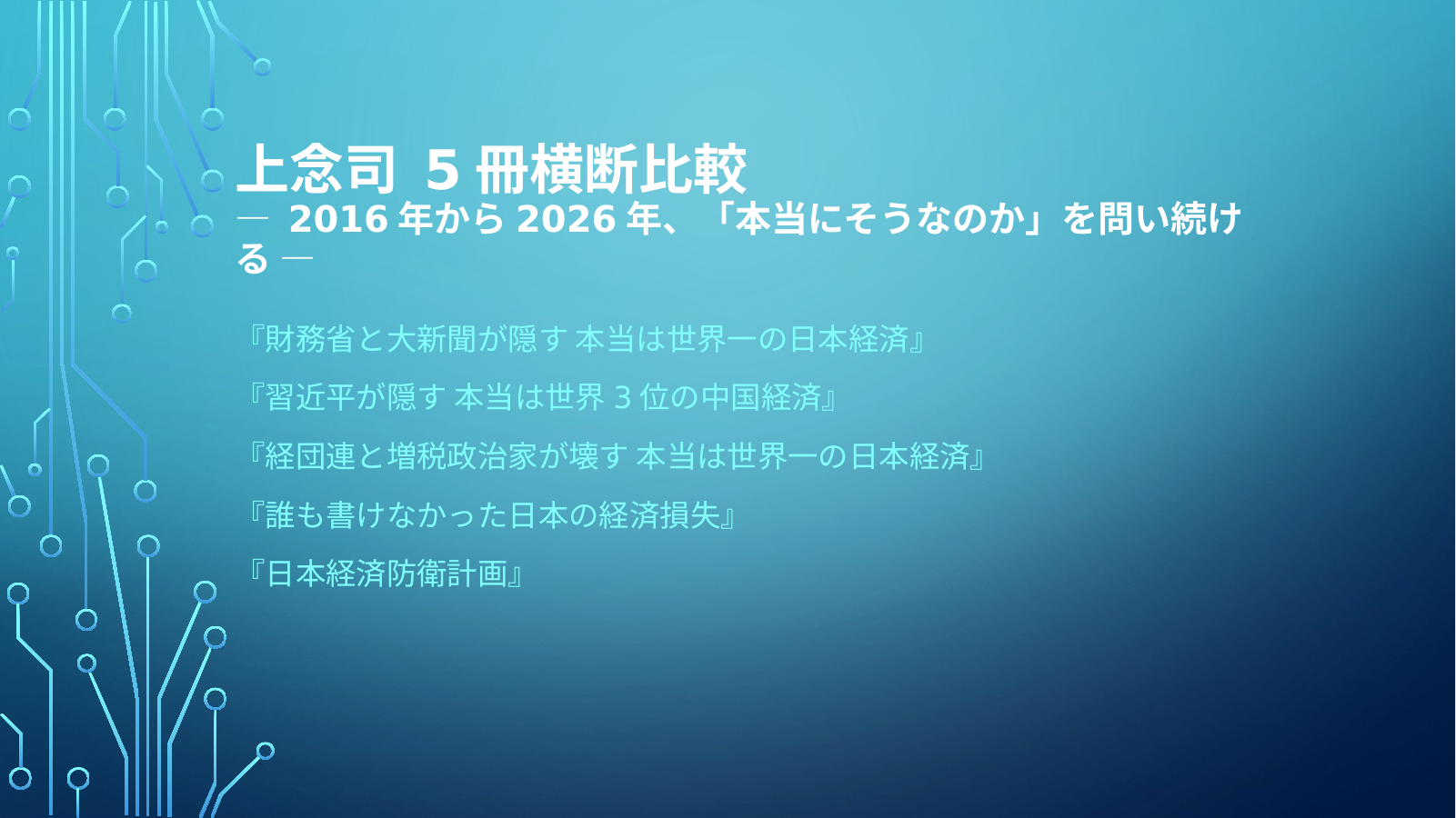 上念５冊（歴史以外） スライド1