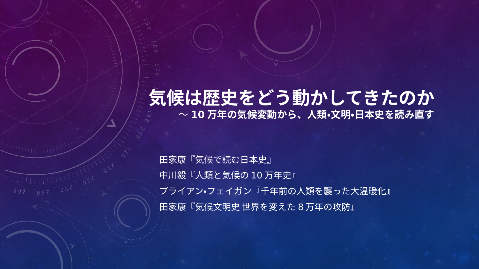 気候のスライド