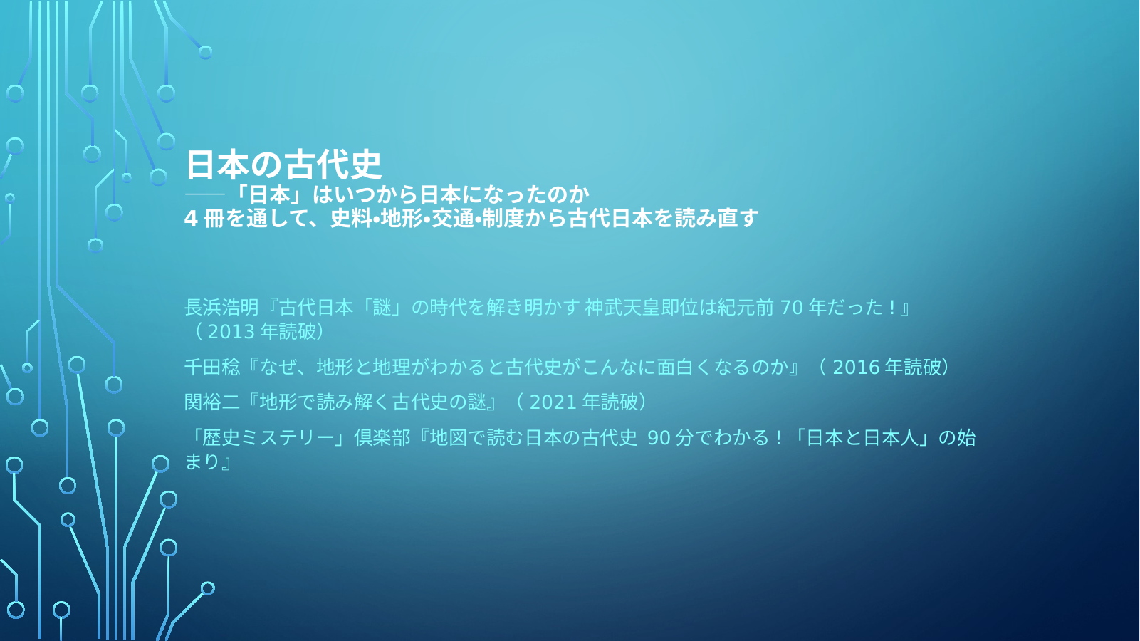 日本の古代史のスライド